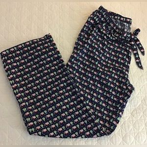 Vineyard Vines Christmas Whale Pajama Bottoms Medium